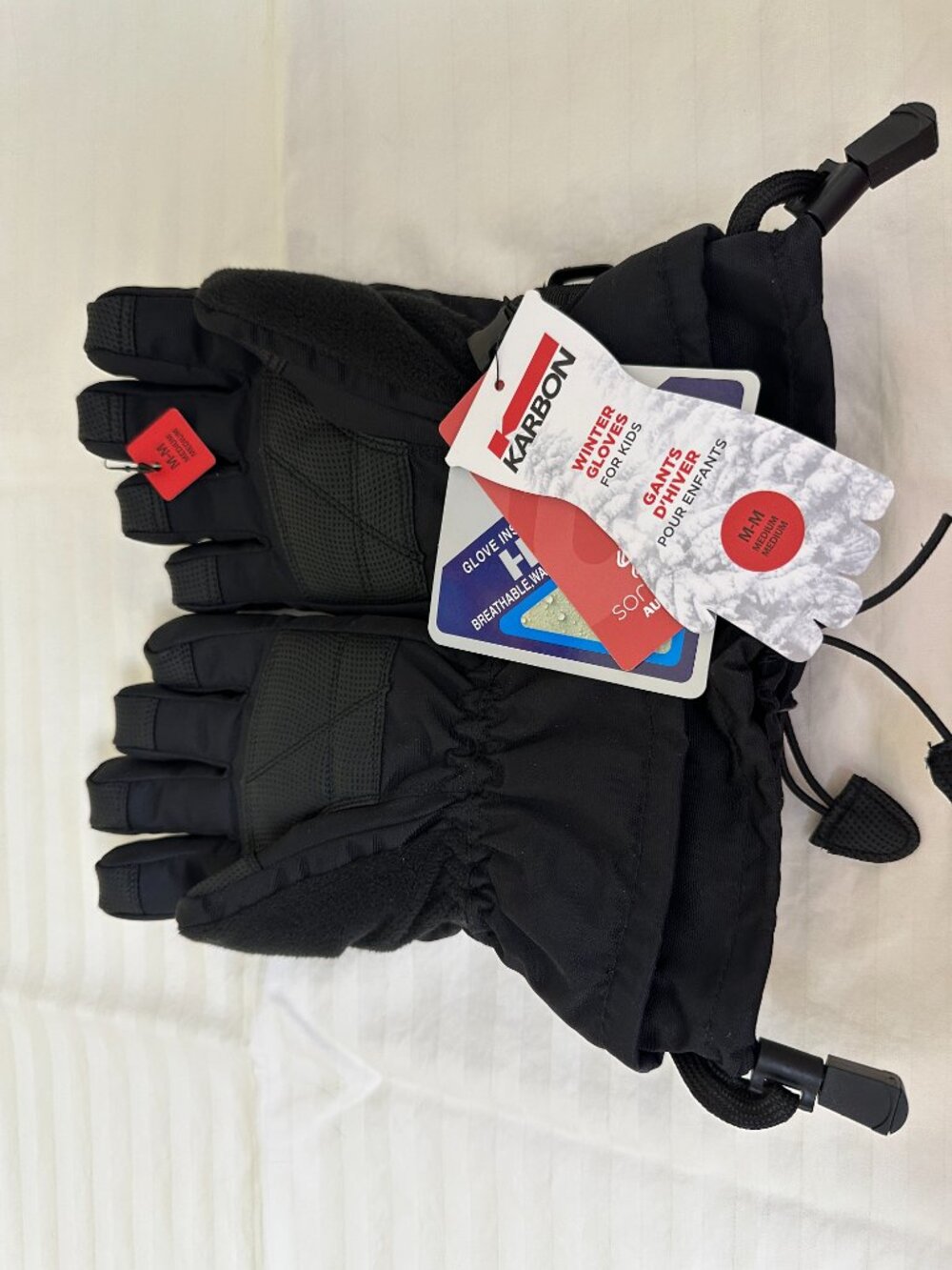 SORONA® insulation Karbon Kids Winter gloves Size Medium